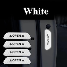 Beyaz Yansıtıcı Araba Kapı Etiket Güvenlik Açılış Uyarı Reflektör Bant Çıkartması Oto Araba Aksesuarları Dış İç Reflektör Ysl