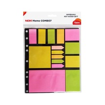 Noki Yapışkanlı Not Kağıdı Memo Combo 7, 7 Renk, Yapışkanlı Not Seti Nkntktcmb7