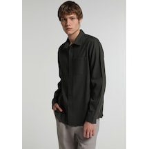 Colin's Colins Regular Fit Shirt Neck Düz Erkek Yeşil Uzun Kol Gömlek Cl1083468 Q1.v1 Pgr