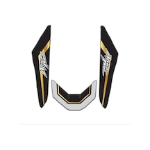 Honda Africa Twin Crf1100l 2016-2025 Uyumlu Çamurluk Pad Seti Siyah Gold Beyaz