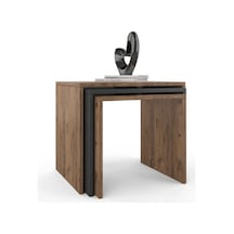 Nova Zigon Sehpa - Atlas Çam - Antrasit