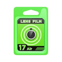 Apple İphone 17 Air Raze Metal Kamera Lens - Gümüş -