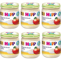 Hipp Kavanoz Maması Organik Elmalı Sütlaç 200 Gr 6 Adet