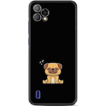 Reeder P13 Blue Plus 2022 Kılıf Boyun Askılı Uyuyan Köpek 1875 Siyah