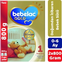 Bebelac Gold 1 Bebek Devam Sütü 800 G  2 Adet