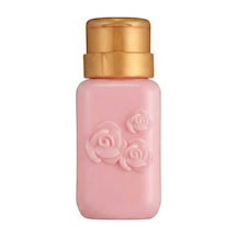 Çiçek Desenli Pompalı Sıvı Şişesi Aseton Cleanser Şişesi Pembe 200ml