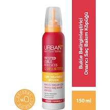 Urban Care Hibiscus & Shea Butter Bukleli Saçlar İçin Onarıcı Saç Bakım Köpüğü 150 ML