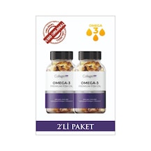 Collagen Forte 2 Adet Omega-3 Premium Fish Oil 90 Softgel X 1000mg, Balık Yağı, Hidrolize Kolajen
