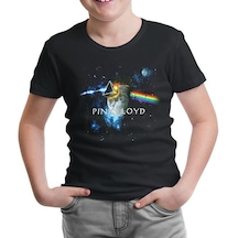 Pink Floyd - Above The Moon Siyah Çocuk Tshirt