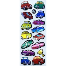 Sticker Kabartmalı Stiker Defter, Planlayıcı Etiket Araba Cb269 16x7 Cm