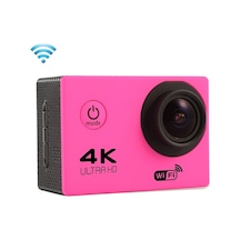 F60 2.0 İnç Ekran 170 Derece Geniş Açılı Wifi Sport Action Camera Kamera Kamerası, Su Geçirmez Konut Kılıfı, Destek 64gb Mikro Sd Kartı Macera Çok Renkli