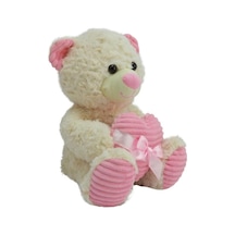 Halley Kalbi Kurdaleli Peluş Ayı 35 Cm 62915 Çok Renkli