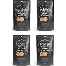Schesir After Dark Tavuk Ve Ördekli Pouch Mousse Kedi Yaş Mama 80 Gr. X 4 Adet