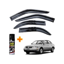 Vw Passat 3b Mügen Cam Rüzgarlığı 1996-2005 Arası 4 Lü Takım +500ml Lastik Parlatıcı