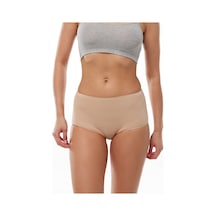 Malabadi Kadın Ten 2 Li Paket Geniş Kenarlı Modal Külot 1053 Ten