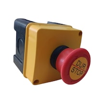 Acil Stop 40 Mm 1 Nc Kalıcı Mantar Acil Buton Kutulu