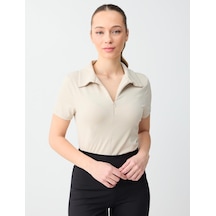 Jimmy Key Taş Dar Kesim Kısa Kollu Polo Yaka Örme Bluz 6sw036580928