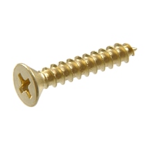 45425 5 İnç X 5/8-inç Düz Phillips Ahşap Vida, Pirinç, 50'li Paket