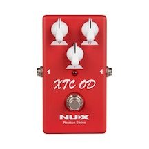 Nux Xtc-od Overdrive Pedalı Profesyonel - Boutique Amfi Simülasyonu Efsanevi Xtc Kırmızı Kanal Modellemesi, Zengin Harmonik Gain, True Bypass Devre Yapısı Ölçüler: 122 X 72 X 47 Mm