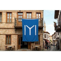 Kayı Boyu Bayrağı 140gr Premium Raşel Kumaş 300x450cm Diğer