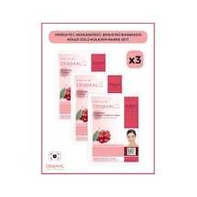 Dermal Yenileyici Nemlendirici Besleyici Barbados Kirazı Özlü Kolajen Maske 3 x 23 G
