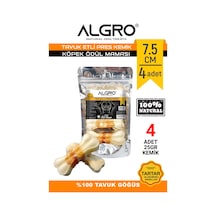 Algro Tavuk Etli Doğal Ödül Kemiği 7.5 CM 25 G 4'lü