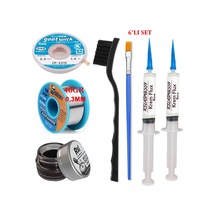 Mechanic Lehim Teli 0,3mm 40gr Havya Uc Temizleyici Rslasm Flux Ve Cp-2515 Lehim Emme Teli Seti St02