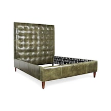 Hanelmobilya Hanel Mobilya Aspen Karyola Yeşil Suni Deri