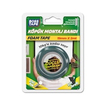Solvent Akrilik Aksesuar Köpük Montaj Bandi 10 Kg, 19 Mm X 2 Metre Boyut