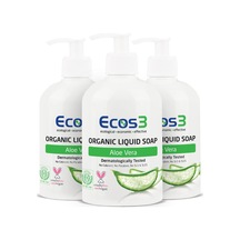 Ecos3 Organik Aloe Vera Sıvı Sabun 500 ML x 3