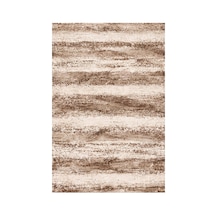 Kartela Halı Aria Halı Kaymaz Taban Makinede Yıkanabilir Halı Kahverengi - 180 X 270 Cm