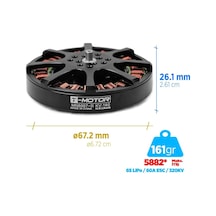 T-motor Mn6007ıı 320kv Antigravity Outrunner Brushless Fırçasız Brushless Fırçasız Uav Motor Multikopter Multi-rotor Quadcopter Hexacopter Drone Motor