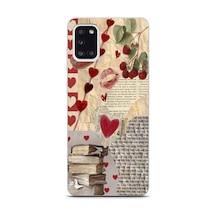 Samsung Galaxy Uyumlu A31 Silikon Desen096 Çok Renkli