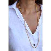 Yenigün Kuyumculuk 14 Ayar Altın Halat Zincir 3 Mm Kly14589