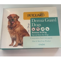 Petguard 10-20 KG Köpekler için Dış Etkenlere Karşı Koruma Damla 4 x 2 ML