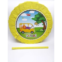 Sarı Safari Pinyata + Sopa