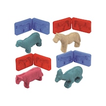 3d Kalıplı Çiftlik Hayvanları Kinetik Kum Set 1000 Gr Kum-037