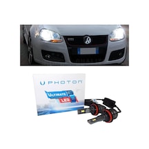 Vw Golf 5 Led Xenon Uzun Far Ampulü H7 Ultimate 9500 Lumens Yeni Seri Beyaz 2005-2010