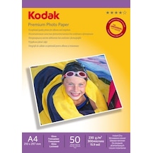 Kodak Fotoğraf Kağıdı 20x30 Parlak Premium 230gr 50'li