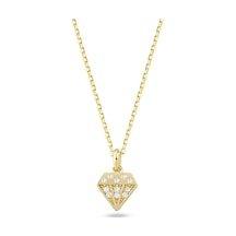 Goldkupe 14 Ayar Altın Pırlanta Simgesi Kolye 1.95 Gr-5501