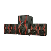 Serisi Bluetoothlu 4+1 Dijital Ekran Radyolu Usb Tf Destekli Ses Sistemi 52 Watt