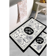 Chilai Home Chancy 2'li Set Banyo Halısı Set Djt Renkli
