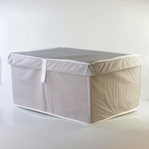 Alas Çok Amaçlı Mega Kutu Gri Çizgili Üçlü 60x40x30 Cm