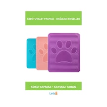Kaliteli Plastik Kedi Tuvalet Paspası 51,5 X 42,5 Cm Koku Yapmaz