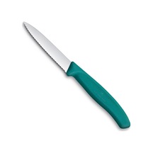 Victorinox 6.7634.c1 Swiss Classic 8cm Tırtıklı Soyma Bıçağı, Yeşil Diğer