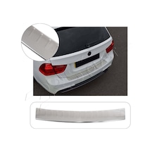 Mercedes E91 Touring Uyumlu 2008-2012 Krom Arka Tampon Üstü Koruma Paslanmaz Çelik