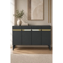 Ka1244ag Duma Konsol Antrasit-gold 120cm Antrasit - Gold