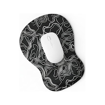 Topowave Bilek Destekli Mouse Pad Ergonomik Kaymaz Taban Masa Pedi Bilek Koruyucu Dijital Mouse