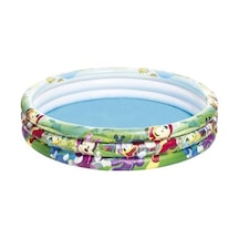 Mickey Mouse 48" X H10"/1.22m X H25cm 3-ring Pool 1 Parça