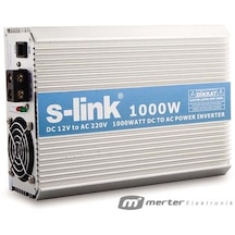 S-link Sl-1000 Watt 12 Volt 1000 Watt İnverter 12v-220v Çevirici Dönüştürücü İnverter